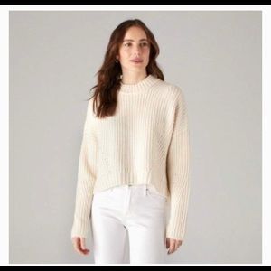 naadam ribbed knit cashmere wool sweater size S